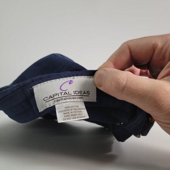 Blue and Yellow Coppertone Logo Baseball Hat - Picture 2 of 7